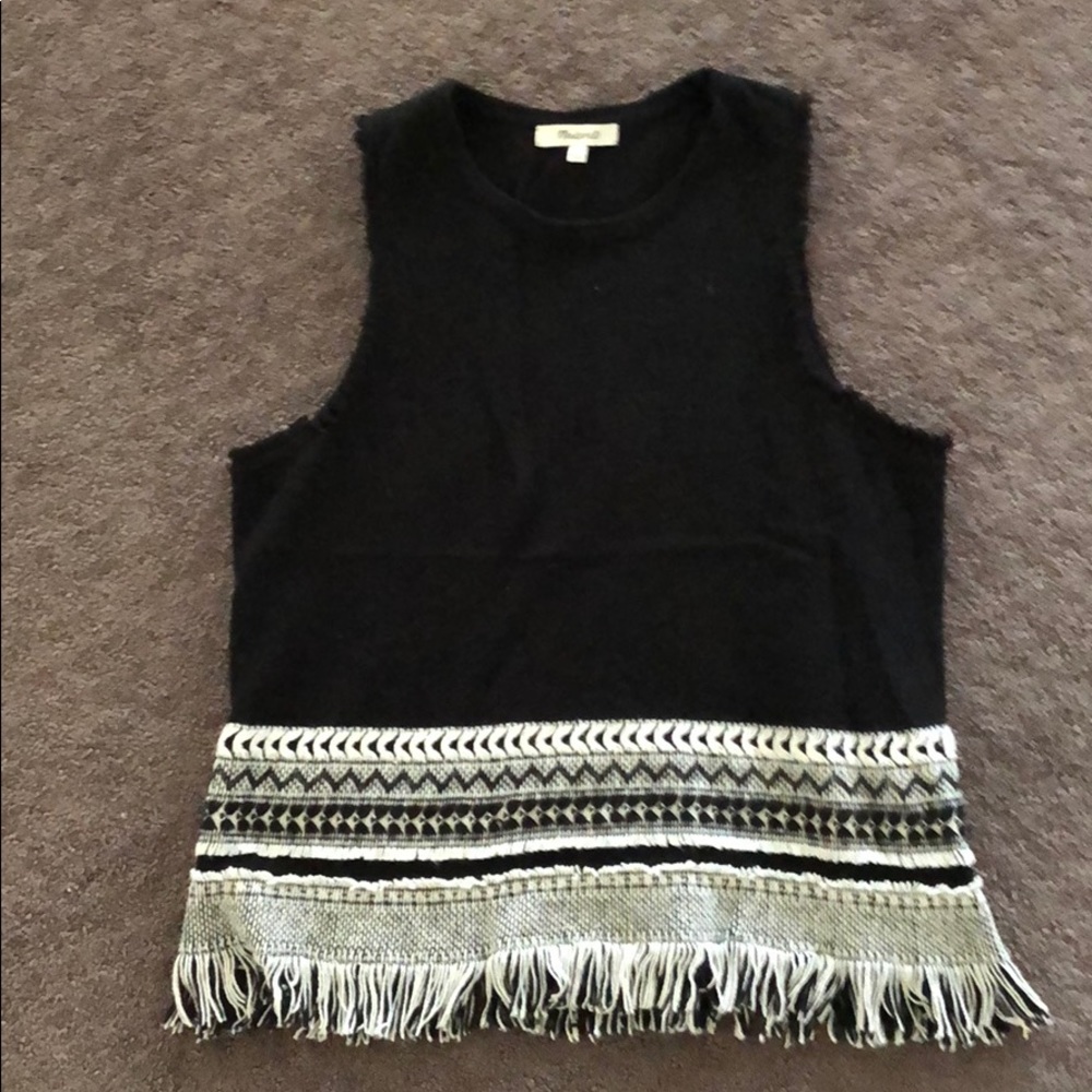Madewell sleeveless knit summer top